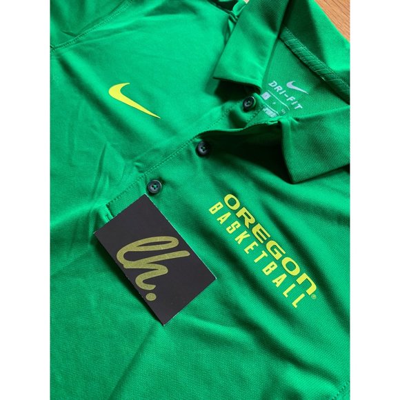 Men’s Small Nike Dri-Fit Elite Oregon Ducks NCAA Basketball Polo - Picture 2 of 4